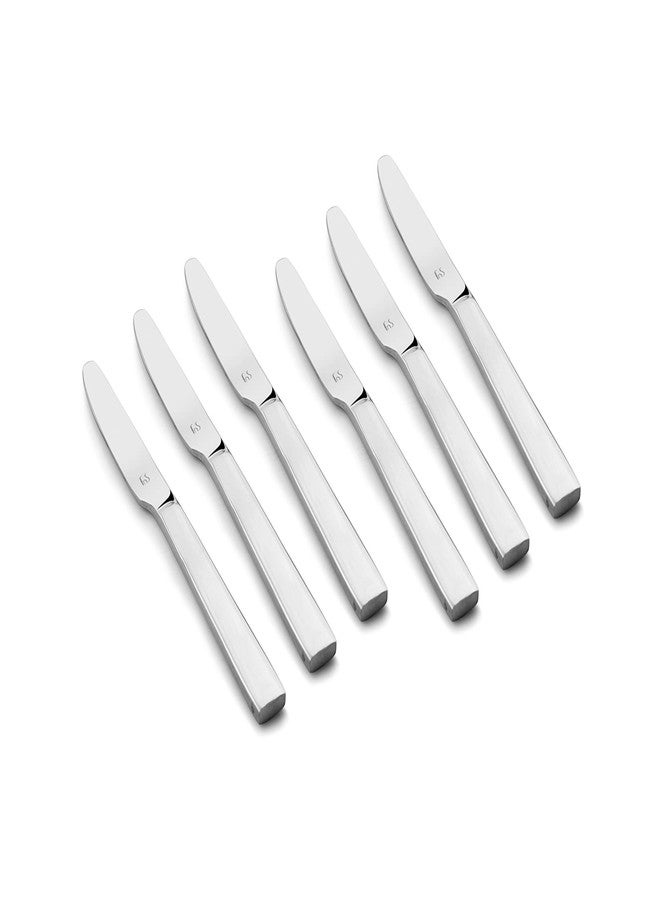 إف إن إس طقم أدوات مائدة من الفولاذ المقاوم للصدأ من FnS Solo مكون من 26 قطعة، مع علبة جلدية، يتضمن 6 ملاعق طعام، 6 شوك طعام، 6 ملاعق شاي، 6 سكاكين طعام، وملعقتين للتقديم، بتصميم أنيق ولمسة نهائية فضية. - Image 5